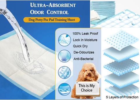 Ultra Absorbent Odor Control Pet Sheet Pee Pad Singapore