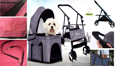 3 in 1 pet stroller carrier car seat 