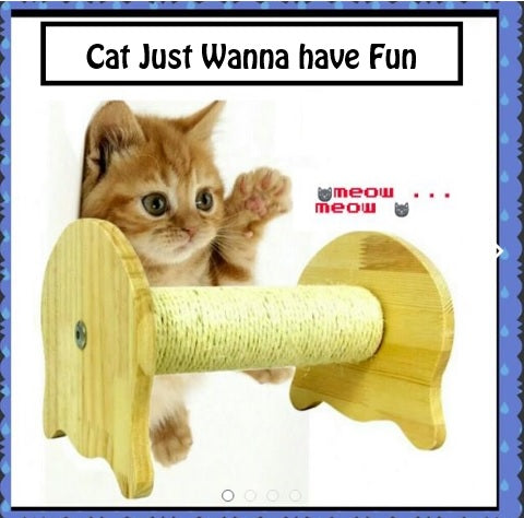 Scratch Post/Cat Post/Scratching Post/Cats Playhouse/Cat Condo/Playhouse with Scratching Post/Cat House  