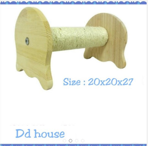 Scratch Post/Cat Post/Scratching Post/Cats Playhouse/Cat Condo/Playhouse with Scratching Post/Cat House 