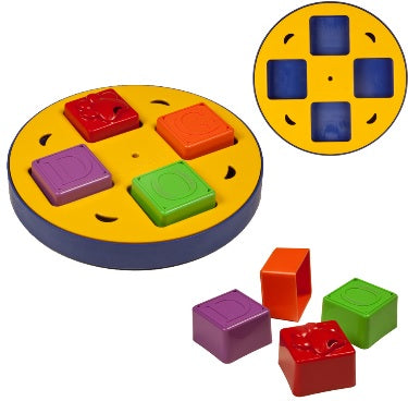Kyjen Doggy Blocks Spinner Outward Hound Doggy Block Spinner Dog Puzzle IQ games Singapore