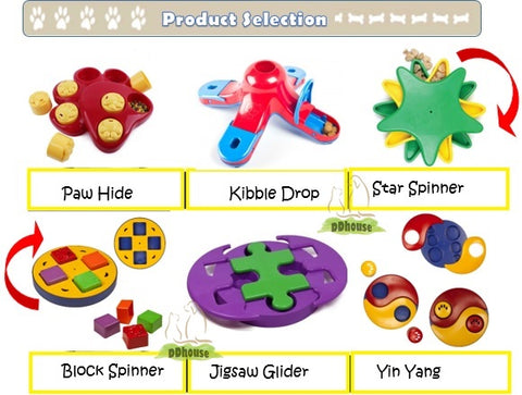 Kyjen Kibble Drop Pet Puzzle Toys Singapore Outward Hound treat-seeking puzzle Dog IQ Games Puppy Interactive games