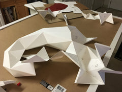 DIY Papercraft Kit, Resident Design, Resident Paper Sculpture