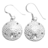 Adorable and detailed sand dollar hanging earrings | Wholesale 925 Sterling Silver Jewelry