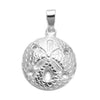 Adorable and detailed sand dollar pendant | Wholesale 925 Sterling Silver Jewelry