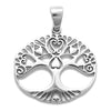 Charming hearts infused Tree of Life pendant | Wholesale 925 Sterling Silver Jewelry