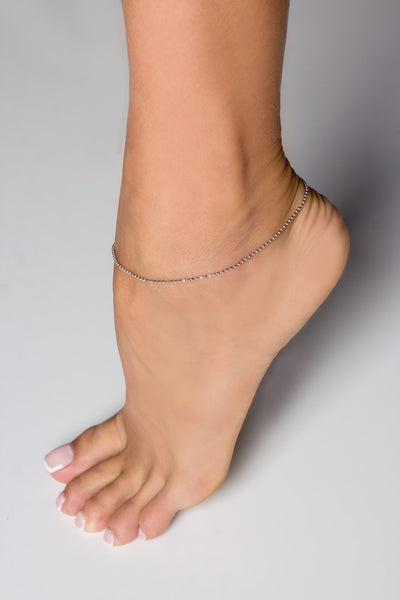 diamond ankle bracelet