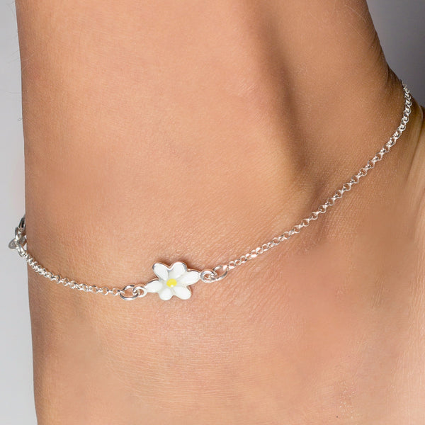 sterling silver ankle bracelets