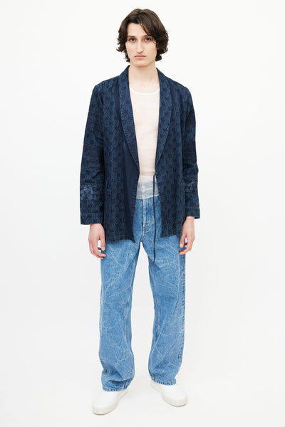 Dries Van Noten // Navy Denim Wrap Jacket – VSP Consignment