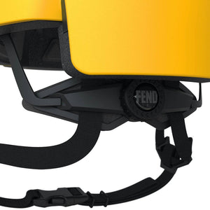 Fit Adjuster FEND Folding Bike Helmet - Yellow