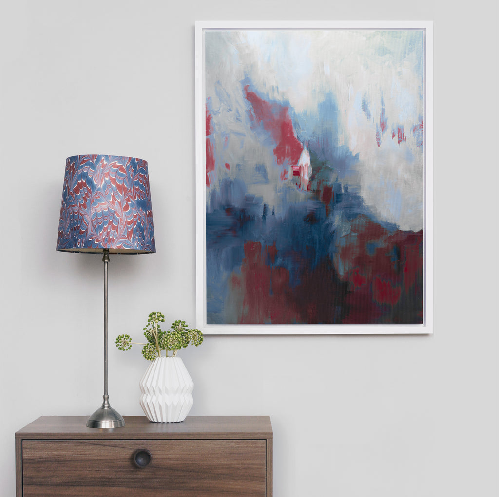 Sienna Mist & Pooky Arno Marbled Lampshade