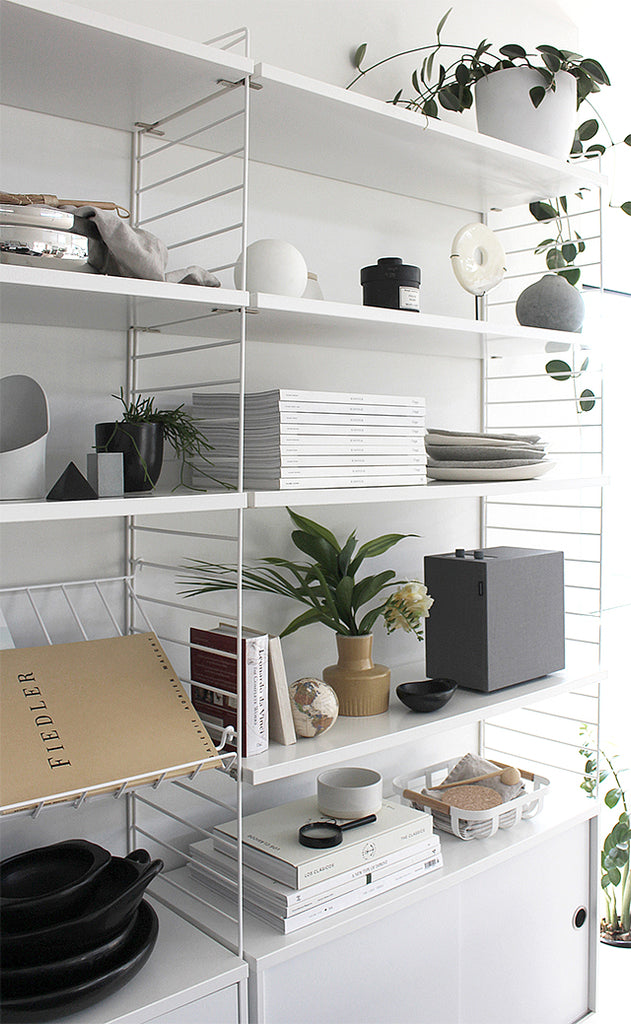 Declutter your shelves