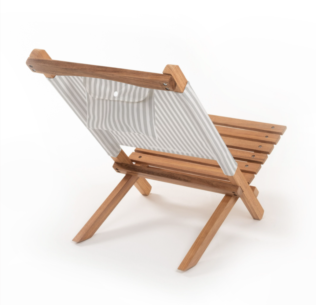 2 piece wooden beach chair