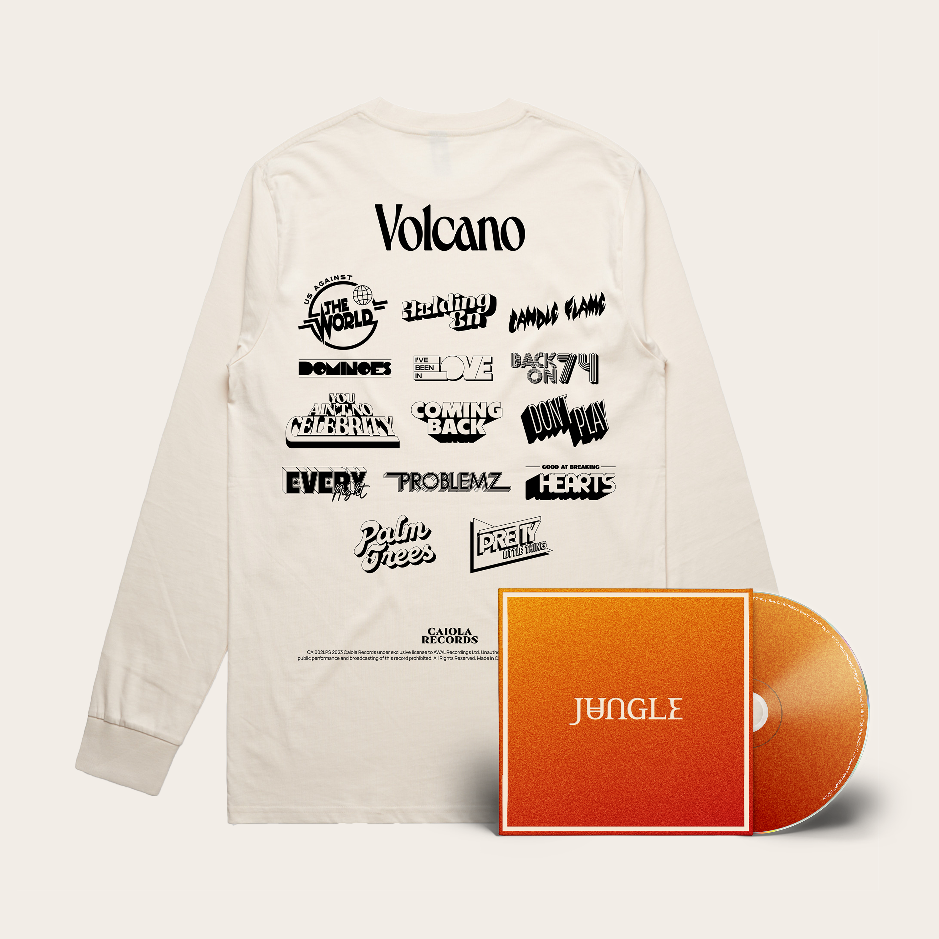 Volcano CD + Hella Cream T-Shirt – UK