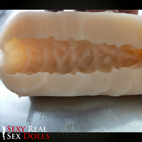 sex doll vagina removable insert disected