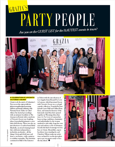 Bluebella on Grazia Middle East