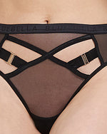 Oslo High-Waist Thong Black