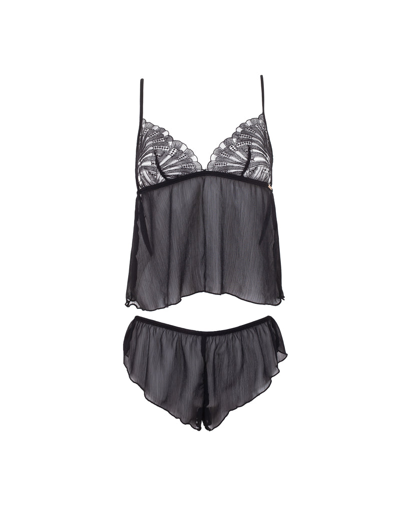 Carrie Cami and Short Set Black