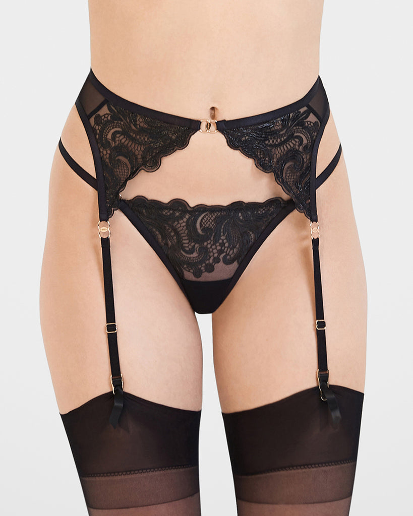 Nadia Suspender Black