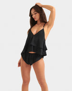 Delaney Cami and Short Set Black