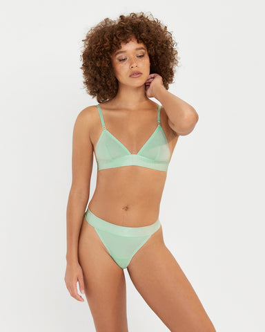 Lulu Eco Bamboo Thong Mint