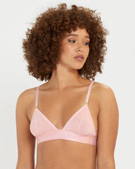 Lulu Eco Bamboo Non Wired Bra Pale Pink