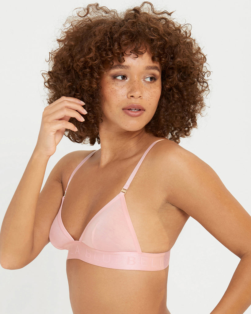 Lulu Eco Bamboo Non Wired Bra Pale Pink