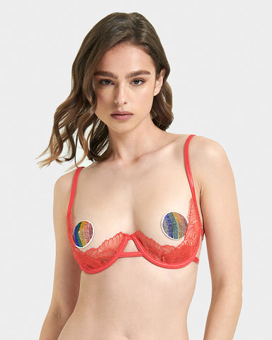 Pride Nipple Pasties Rainbow