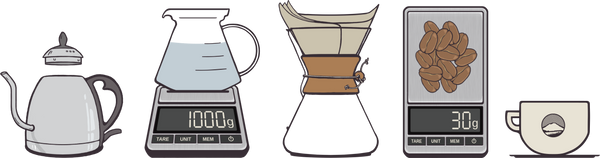 Chemex Coffee Brewing Equipment