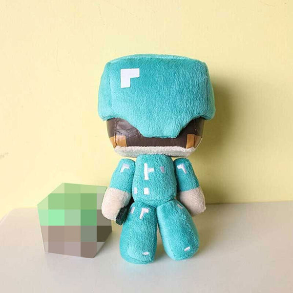 minecraft steve plush doll