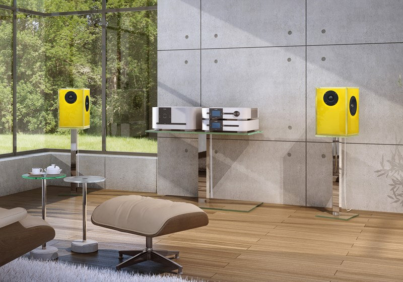 Dreieck Design Glass Speakers