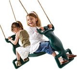 Swings: Good for one; Awesome for two! Rocket Riders rule!