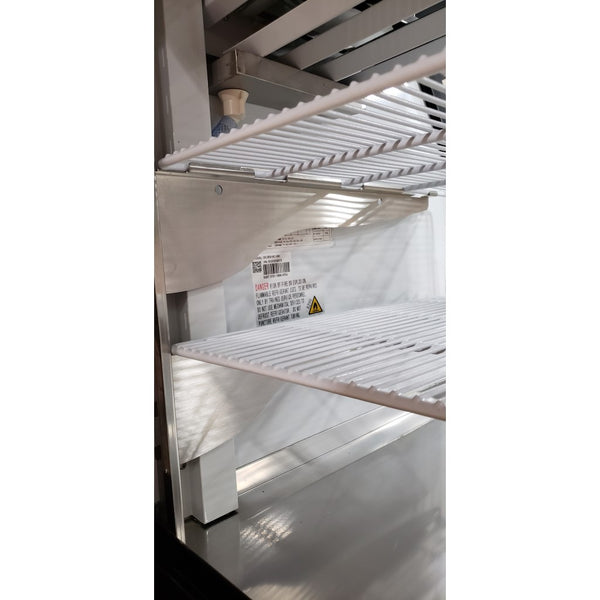 Curved Glass 48" Refrigerated Deli Case - Stainless Steel