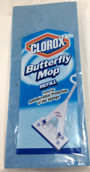 Clorox Butterfly Mop Refill With Antimicrobial Protection Of The Sponge NEW 
