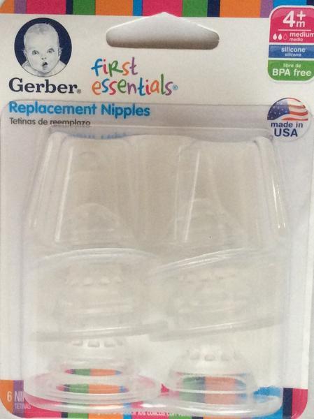 gerber nipples medium flow