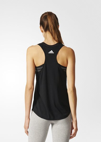 luego a tiempo camioneta Adidas Essentials Linear Loose Tank Top Black/White B45743 – Sportstar Pro