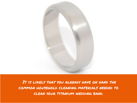titanium wedding band care