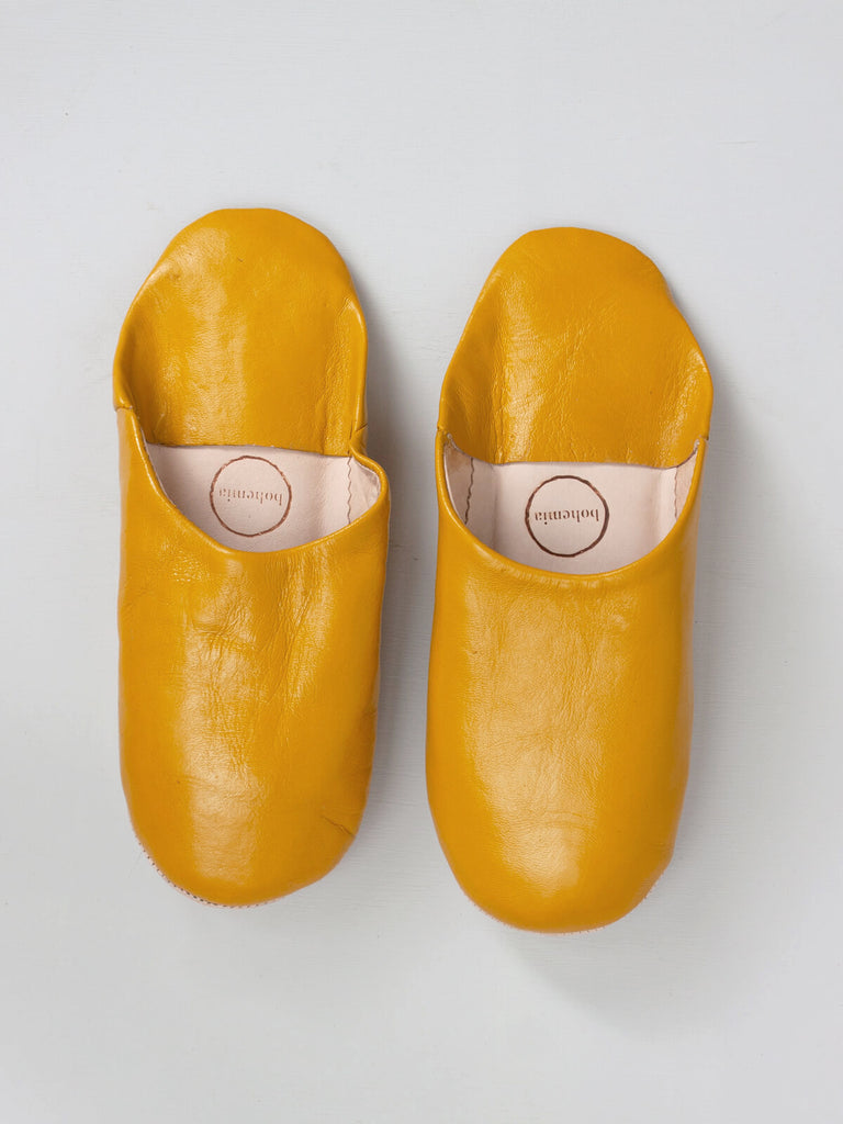 bohemia leather slippers