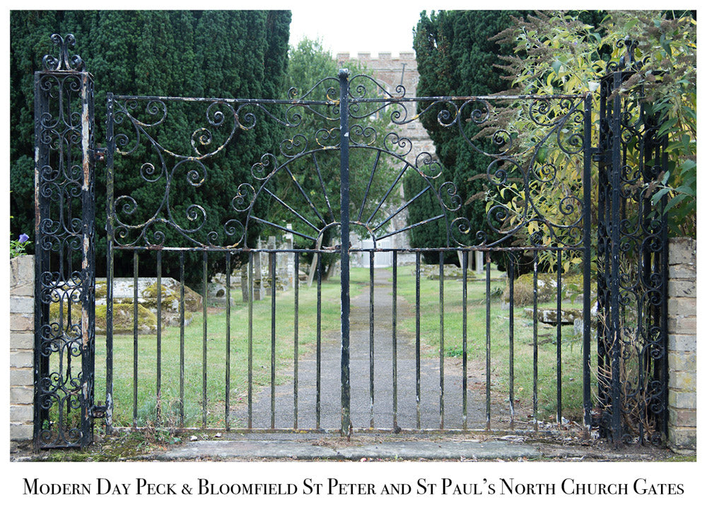 St Peter and St Pauls Church Gates, Modern Day, Peck and Bloomfield, Clare