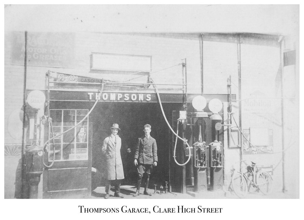 Thompsons Garage, Clare High Street, Old Picture