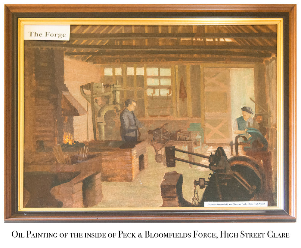 Peck and Bloomfield Forge, High Street Clare, Oil Painting
