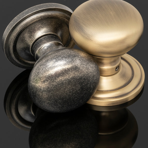 Solid Brass Mushroom Door Knobs from the Old Emglish Collection
