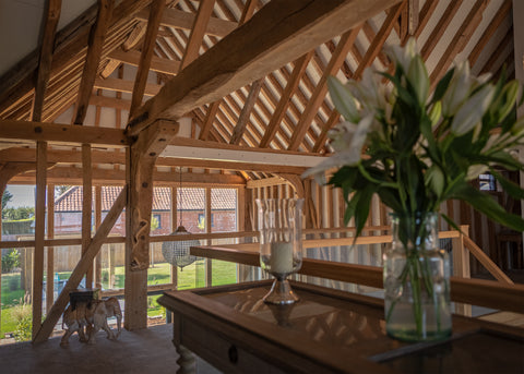 The Hayloft barn conversion interior view