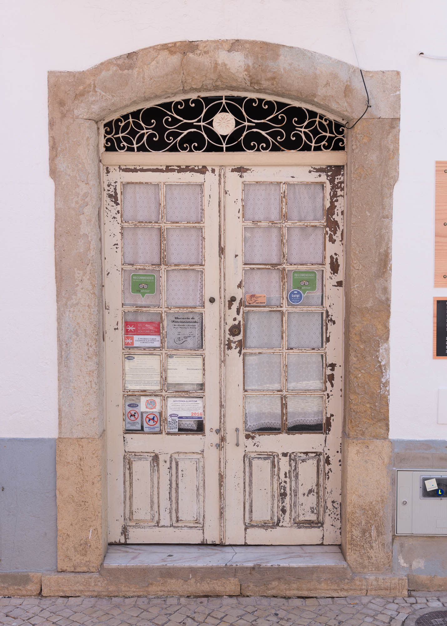 Portuguese Architecture Arched Doorway Shabby Chic Style Lagos