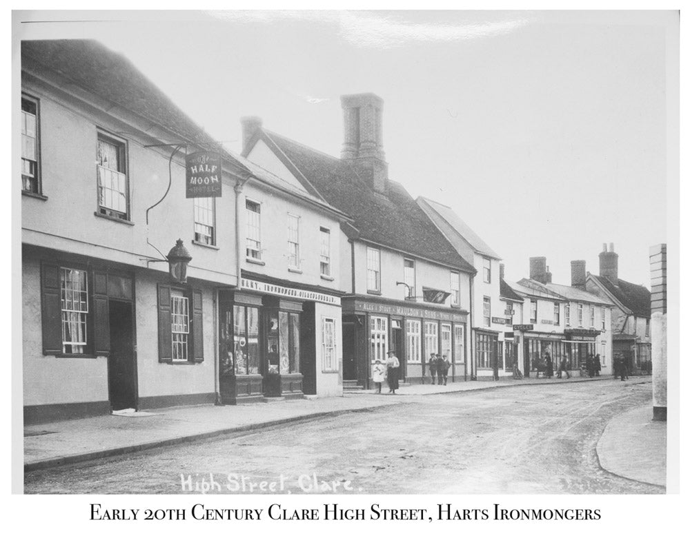 Early 20th Century Clare High Street Harts Ironmongers