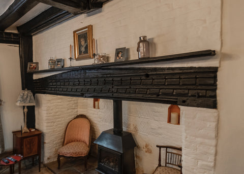 Interior Antique Fireplace in Period Property Renovation