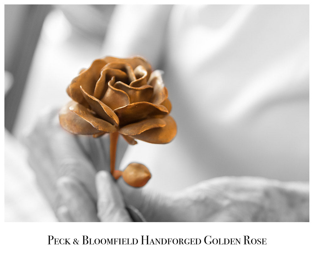 Peck and Bloomfield, Handforged Golden Rose, Clare