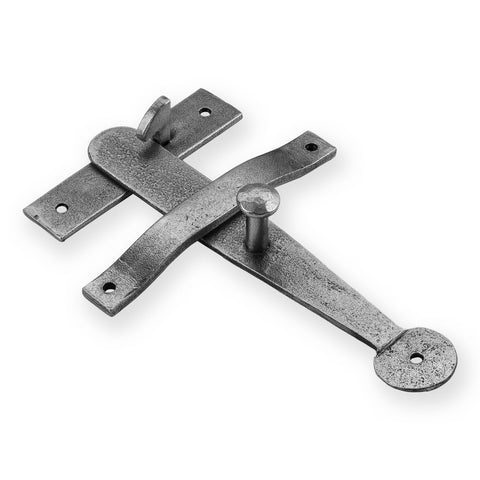Latch Set with Screw on Keeper in pewter
