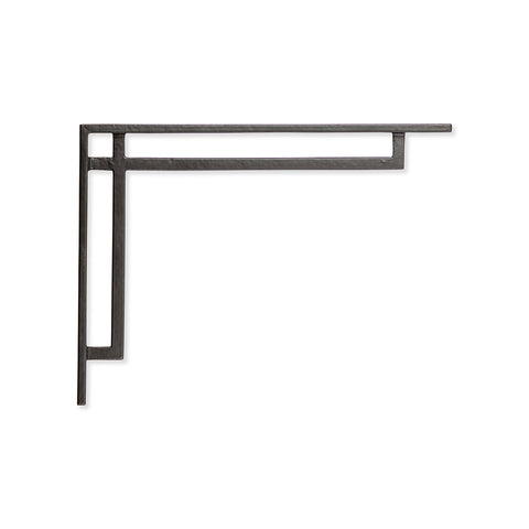 cast iron black shelf brackets