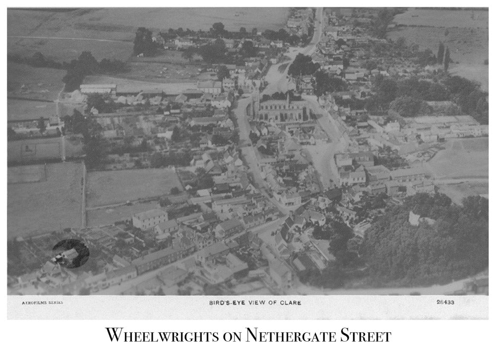 Nethergate Street Clare, Wheelrights, Ariel View, Old Photo